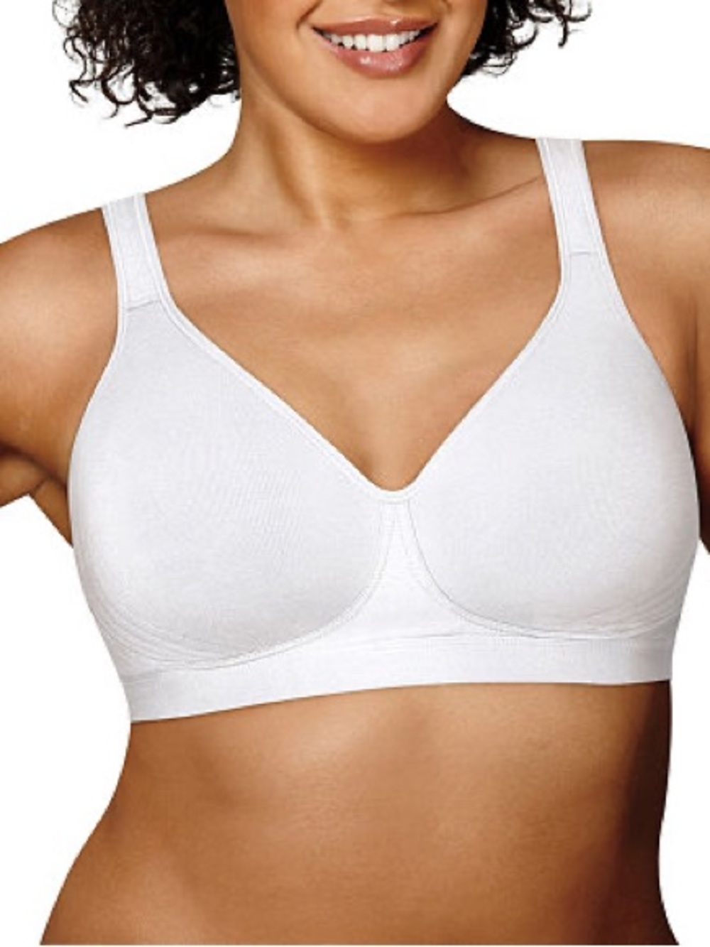Playtex 18 Hour White Wireless Smooth-Cup Comfort Bra